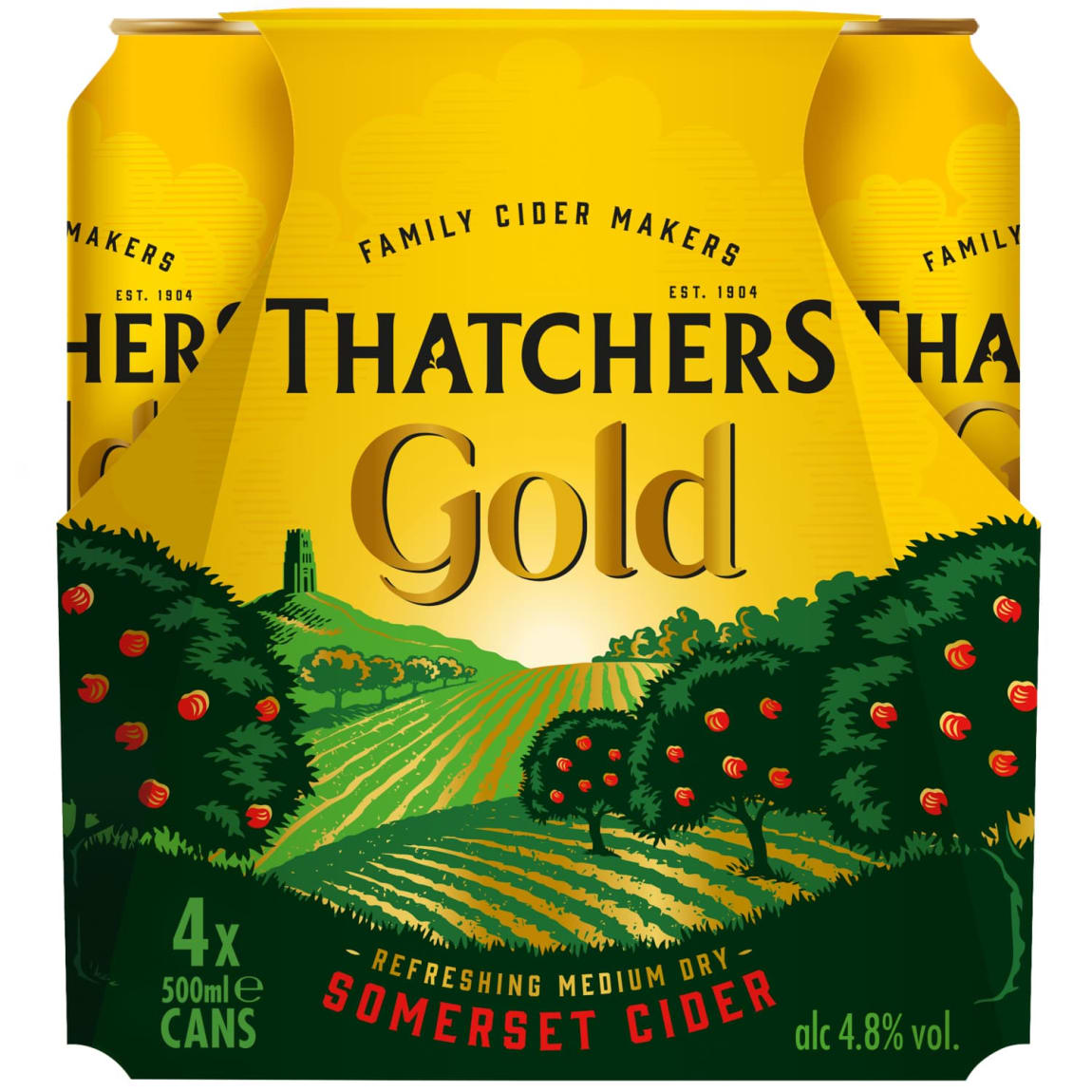 Thatchers Gold Cider 4 x 500ml