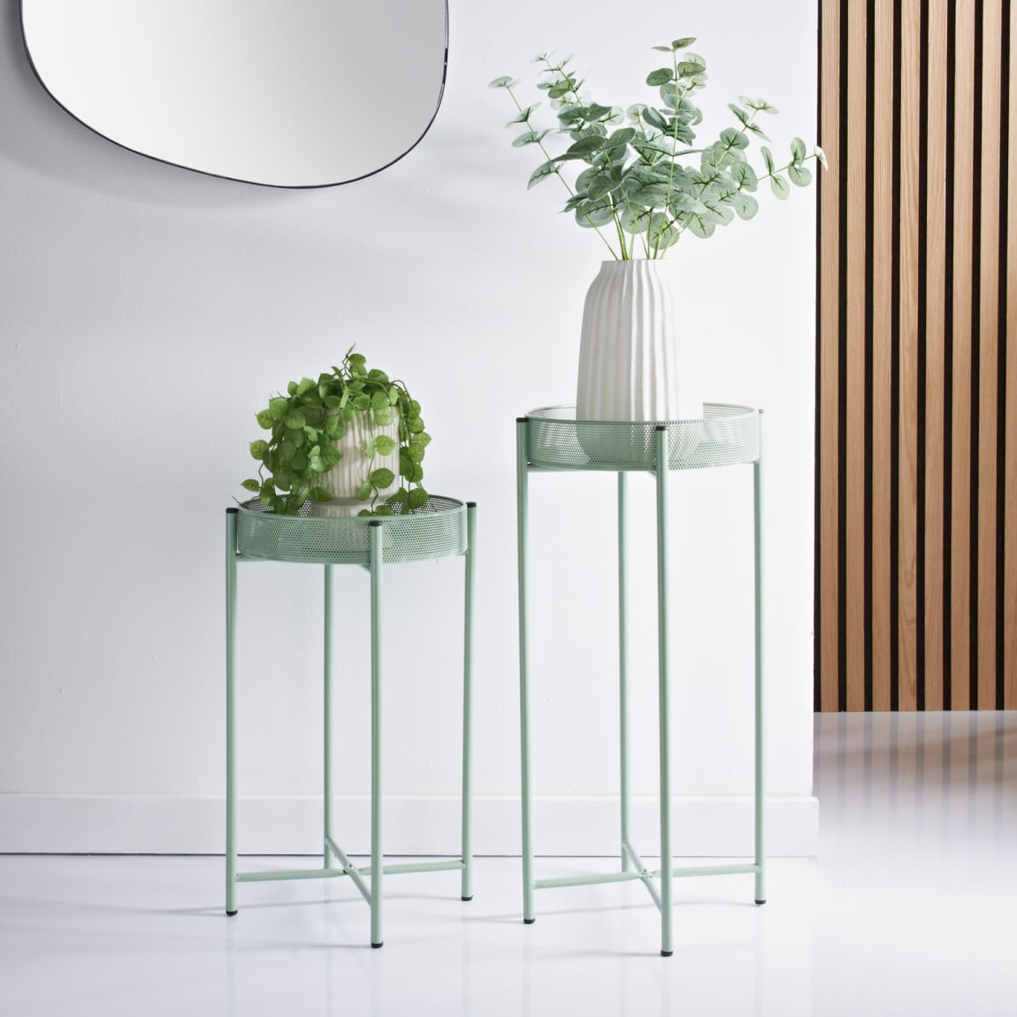 Home Collection Set Of Two Plant Tables