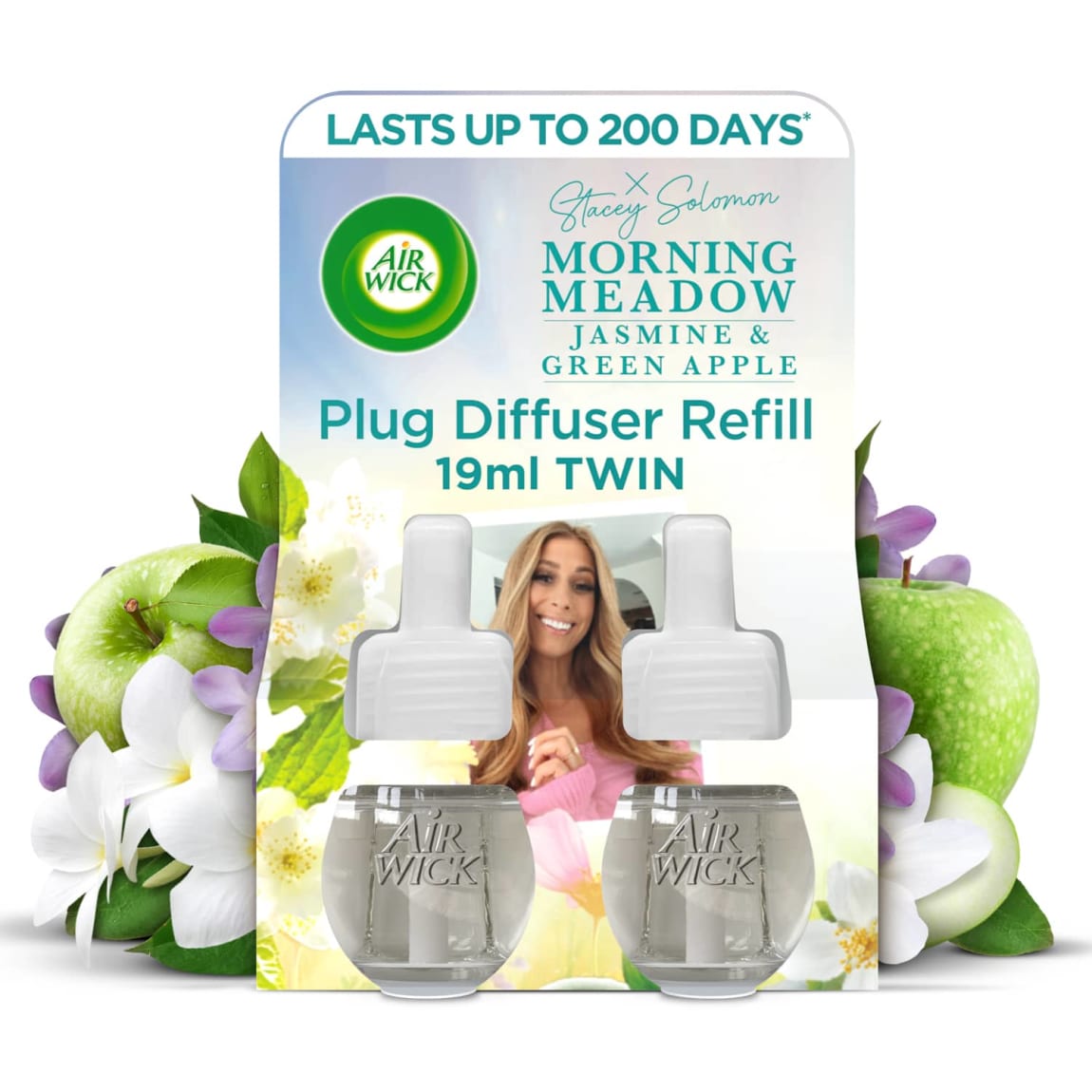 Air Wick X Stacey Solomon Electric Twin Refill - Morning Meadow