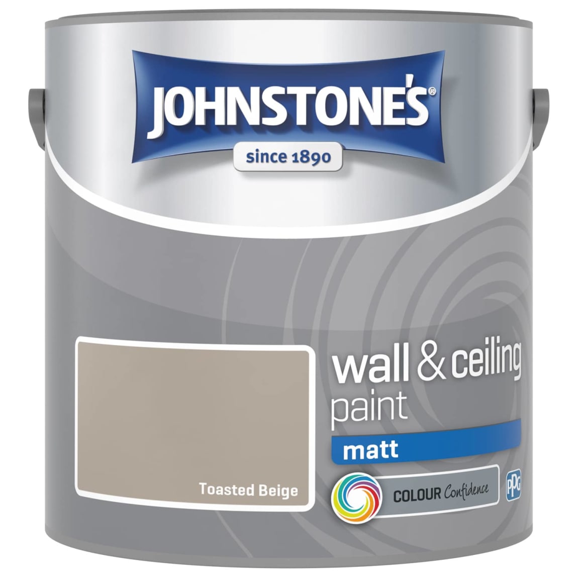 Johnstone's Paint Vinyl Matt Emulsion - Toasted Beige 2.5L