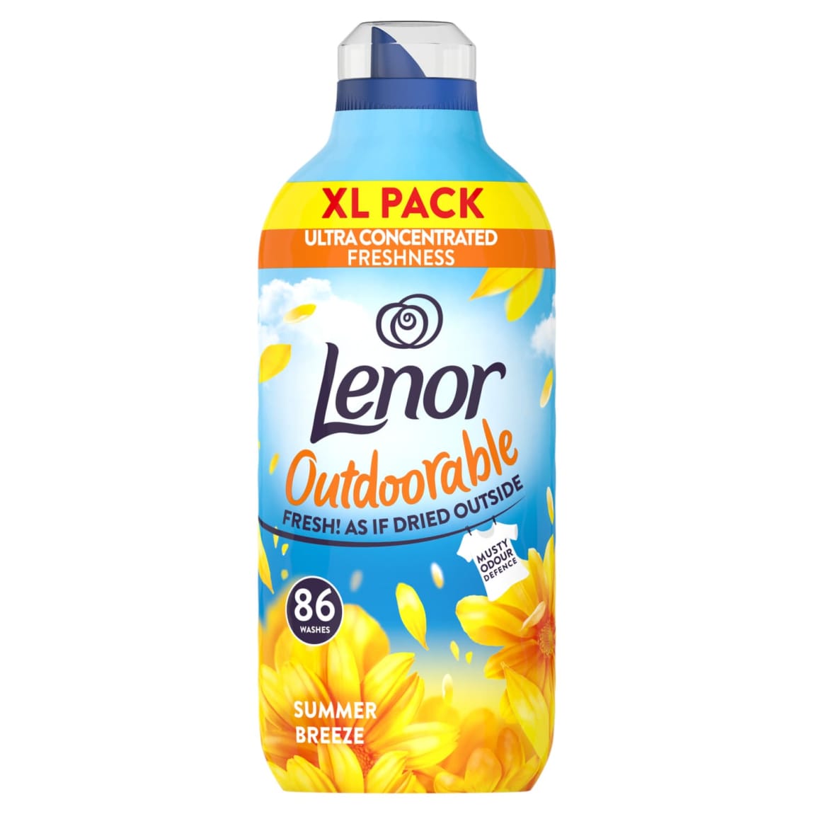 Lenor Outdoorable Fabric Conditioner 86W - Summer Breeze