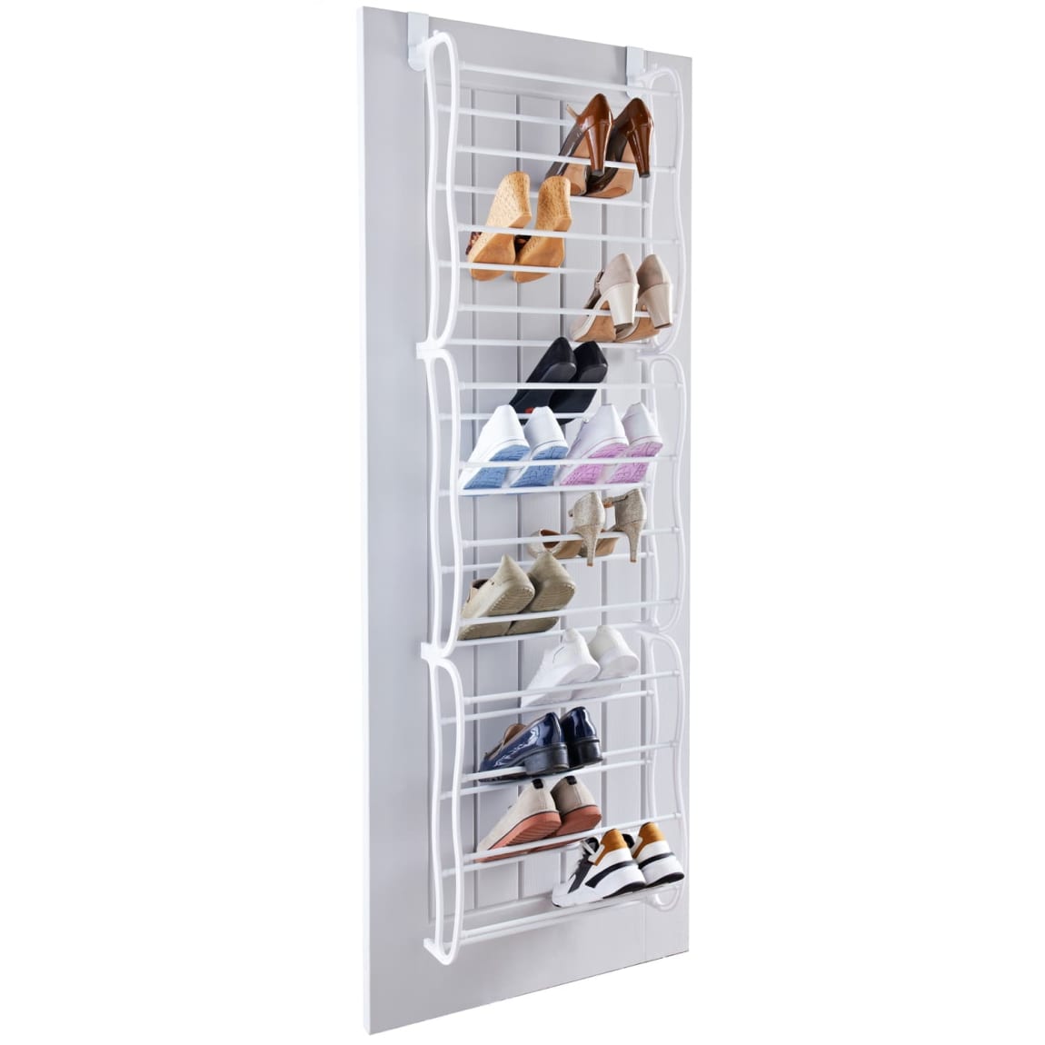 Home Essentials 12 Tier Over The Door Shoe Rack