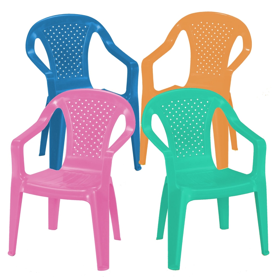 Kids Plastic Chair - Assorted