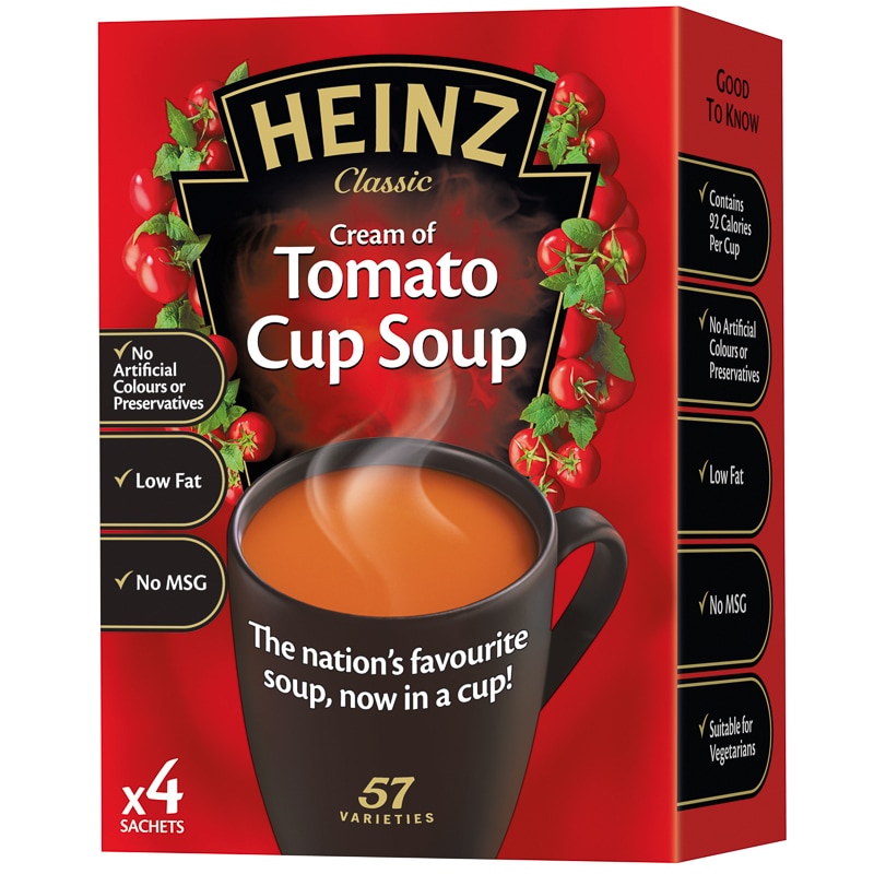 Heinz Tomato Cup Soup 4pk