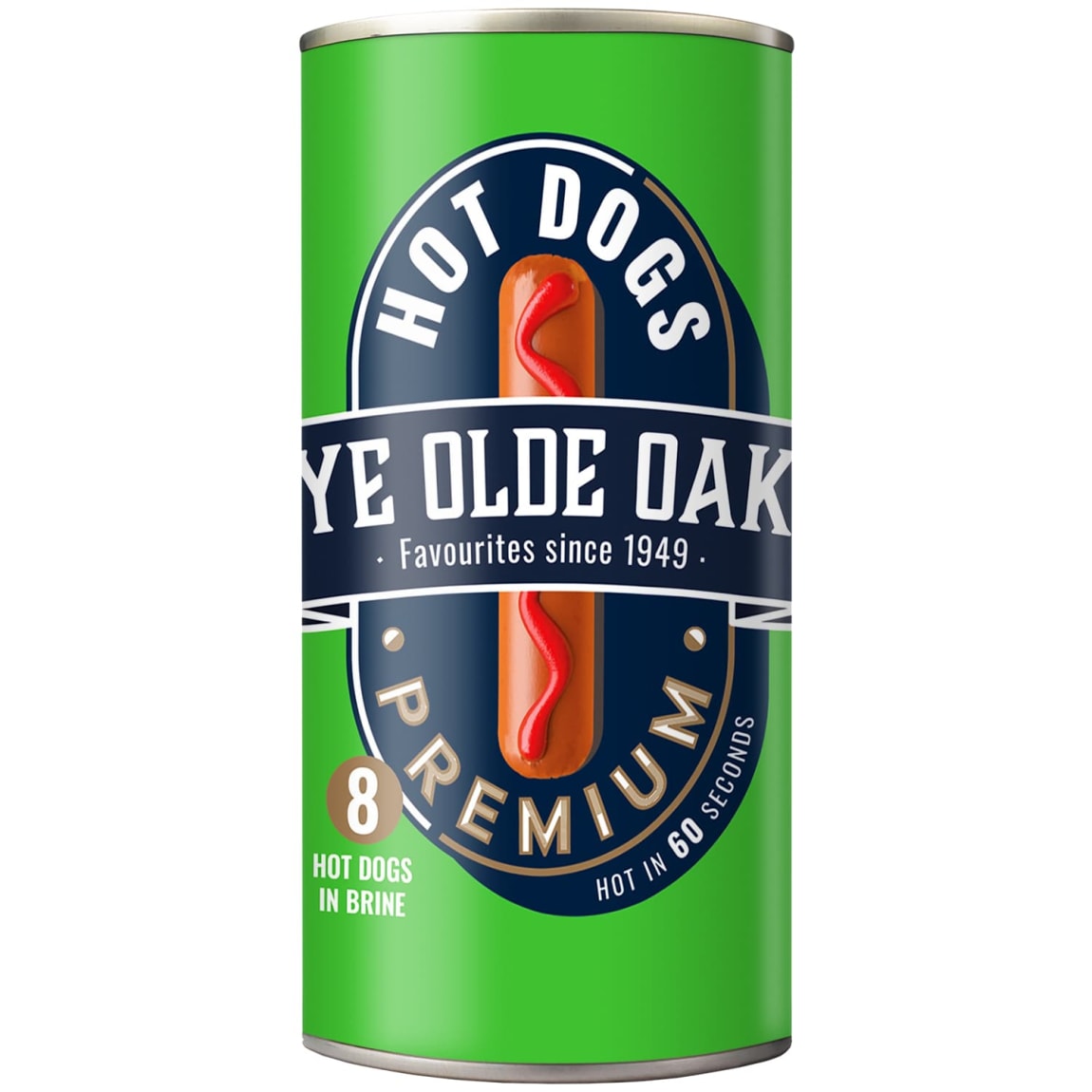 Ye Olde Oak Premium Hot Dogs 8pk