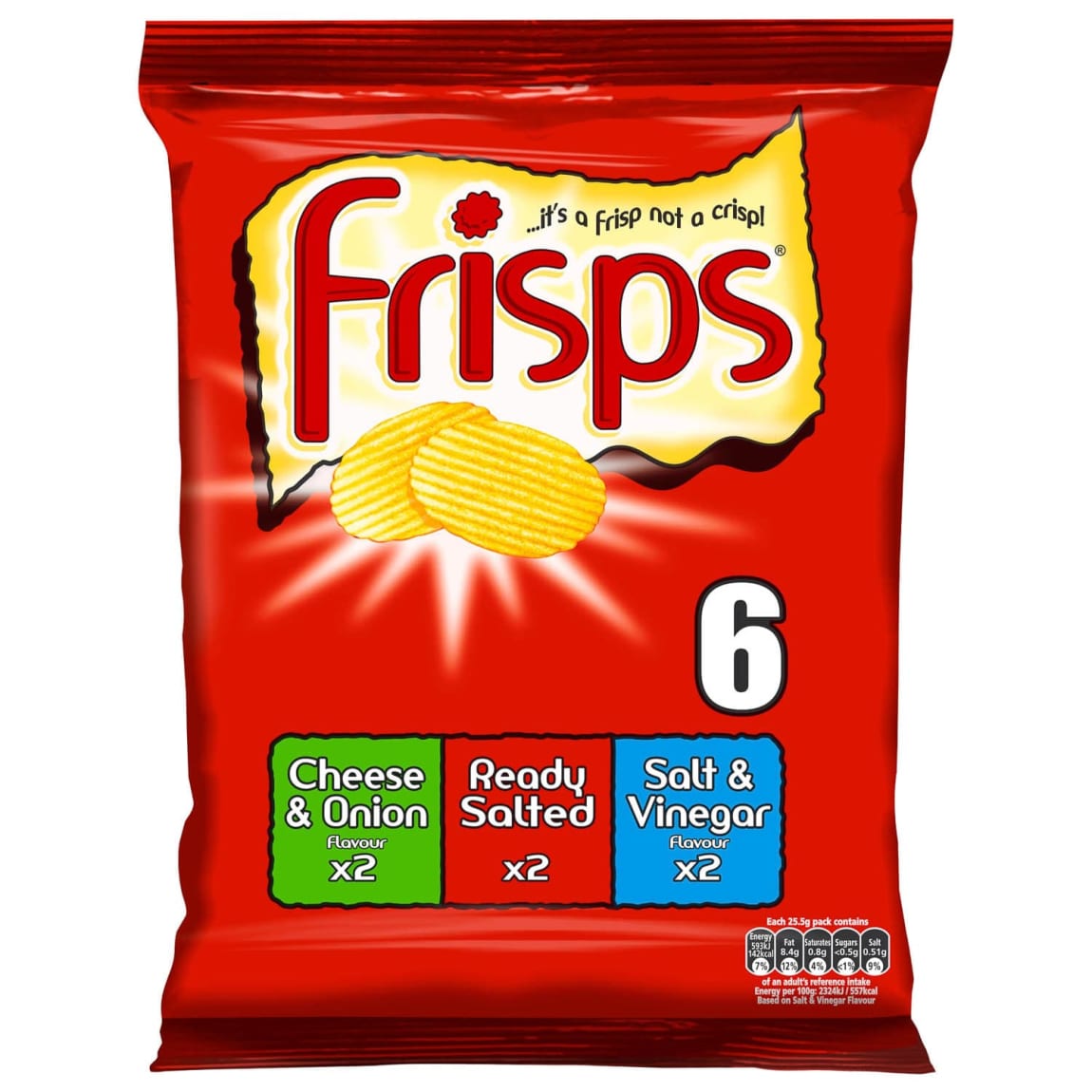 Frisps Assorted 6 x 28g