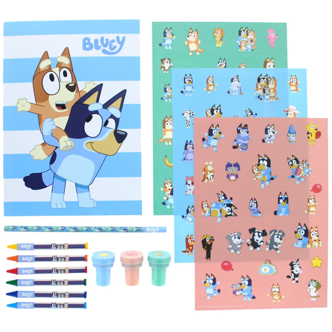 Bluey Sticker & Stamp Set