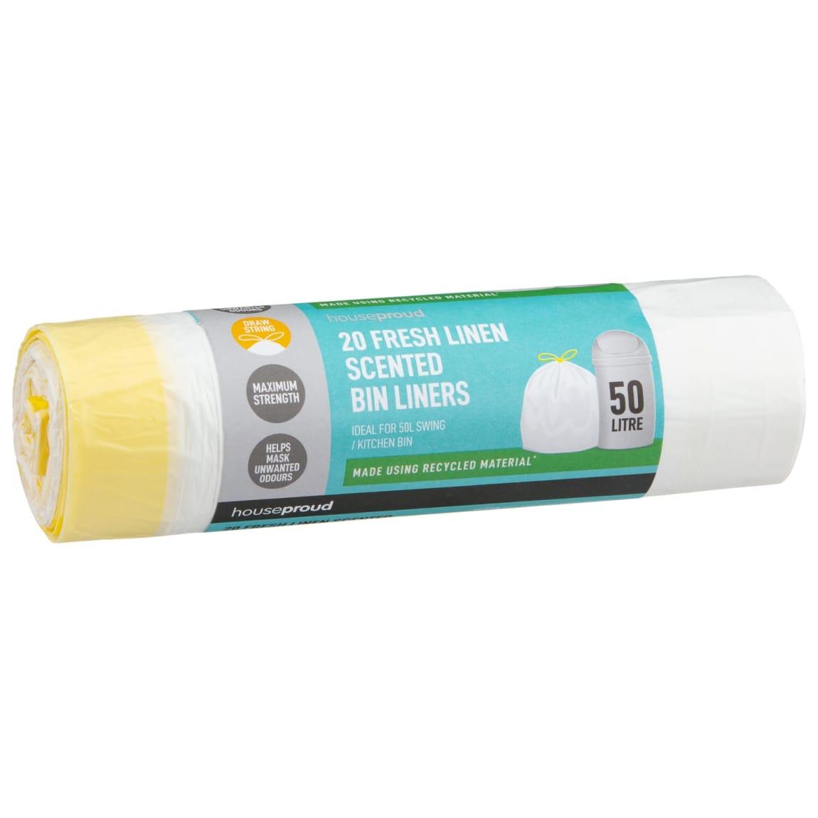 House Proud Fresh Linen Scented Bin Liners 20pk