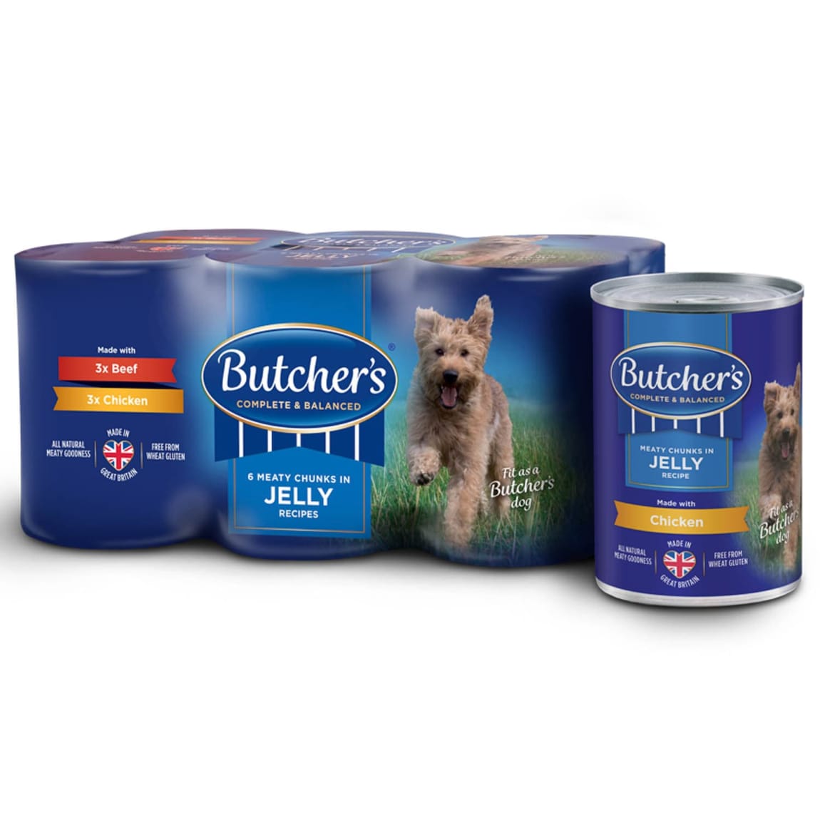 Butcher's Chunks in Jelly 6pk