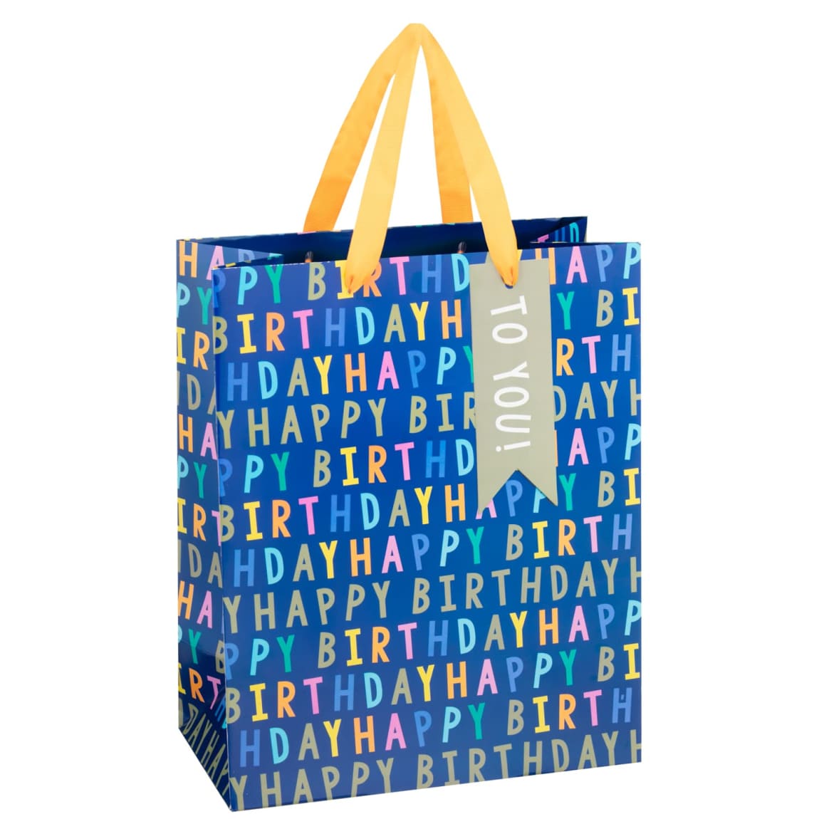 Metallic Gift Bag - Blue