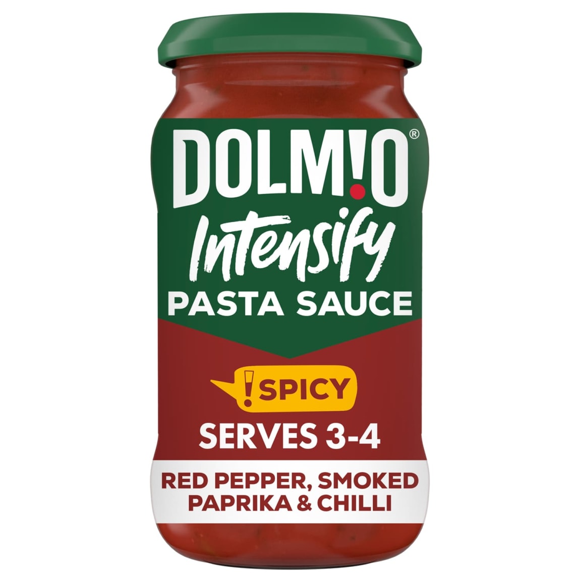 Dolmio Intensify Pasta Sauce 400g - Red Pepper, Smoked Paprika & Chilli