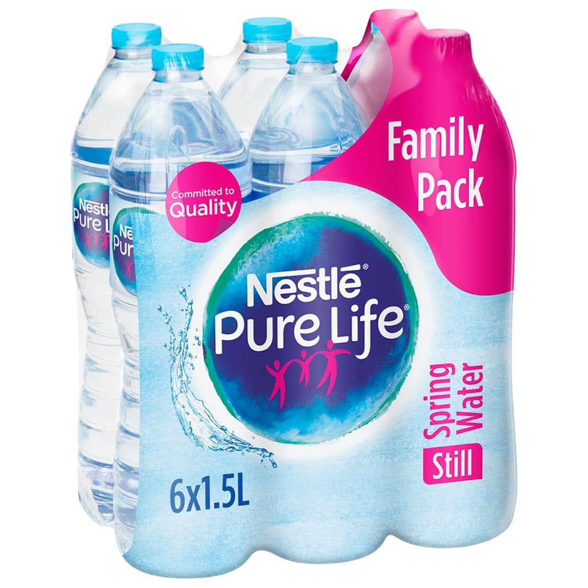 Nestle Pure Life Still Spring Water Family Pack 6 x 1.5L