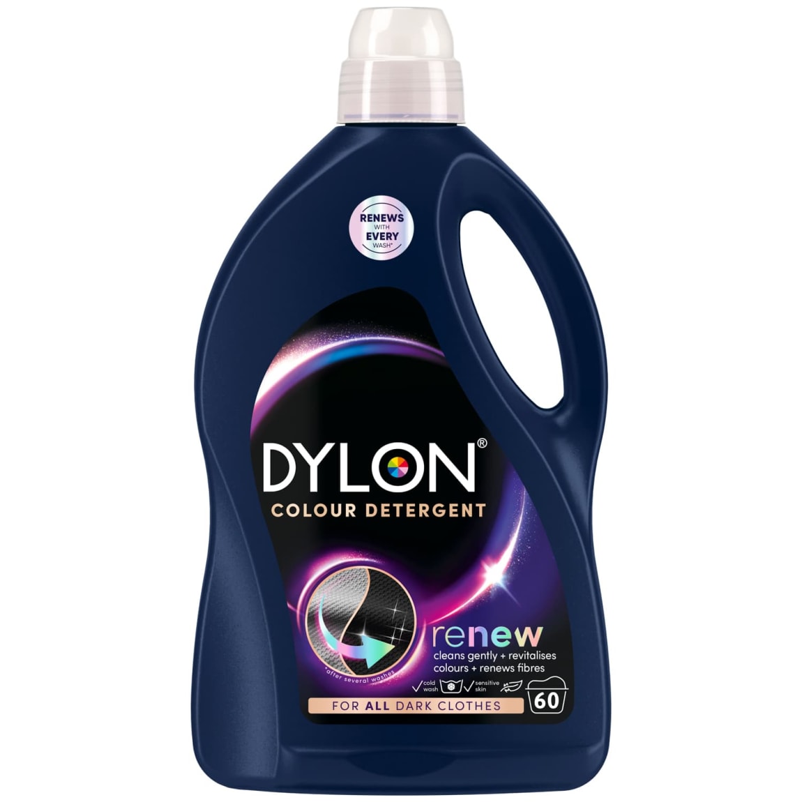 Dylon Colour Detergent 60W - Dark Clothes