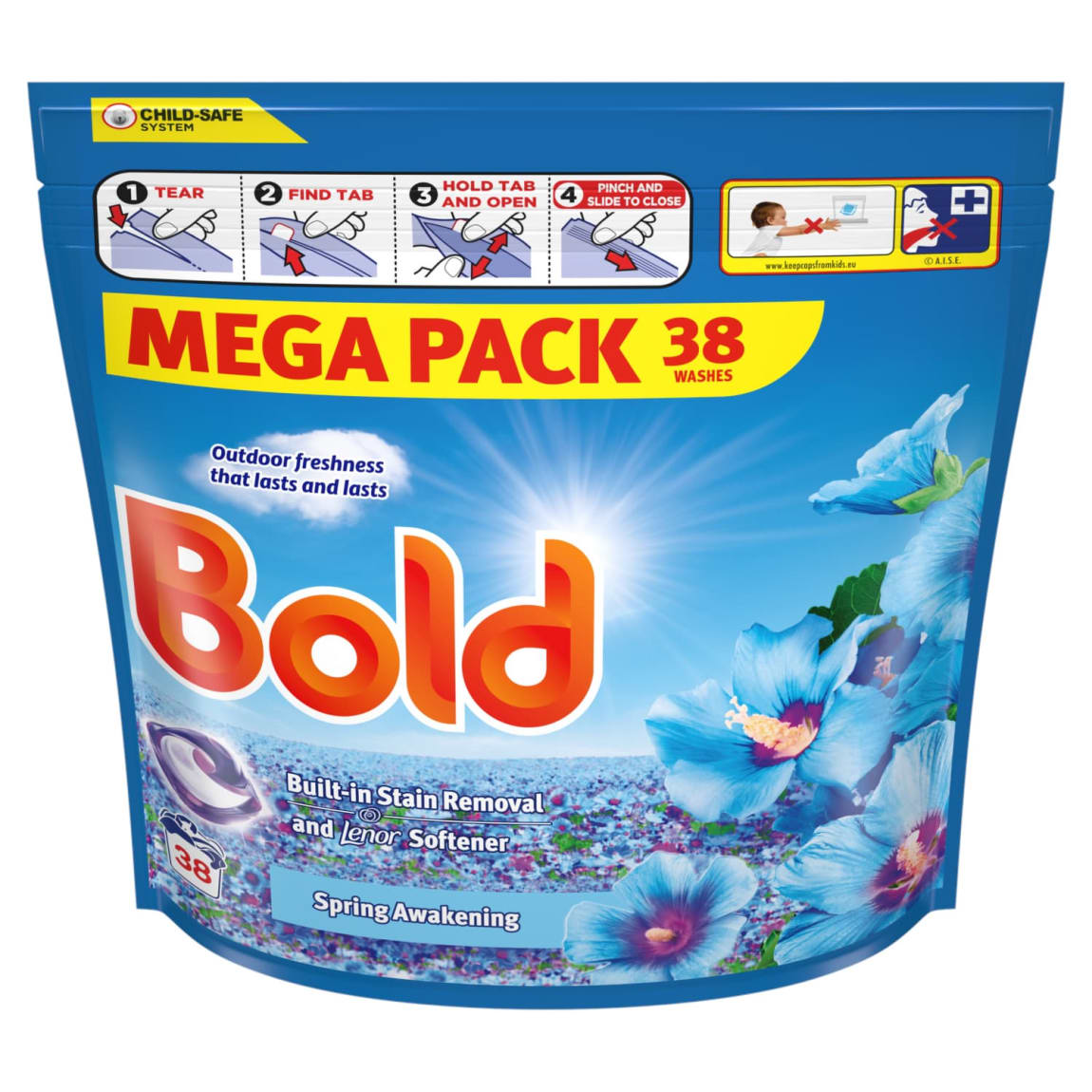 Bold All-in-1 Pods 38 Washes - Spring Awakening