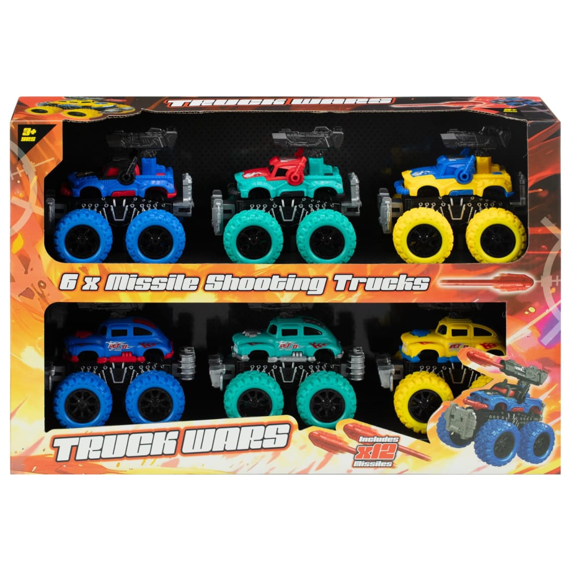 Missile Shooting Trucks 6pk