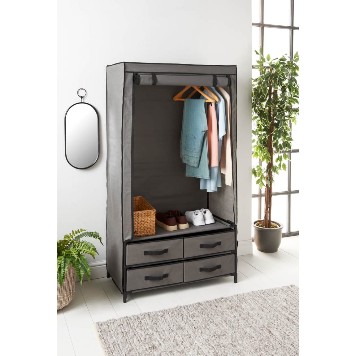 Spaceways Wardrobe With Drawers