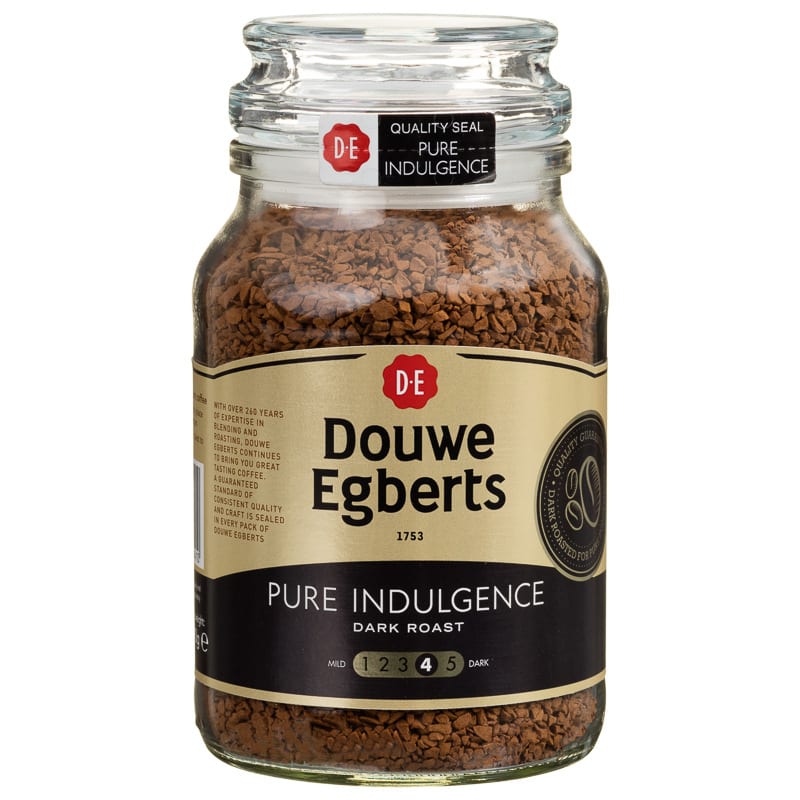 Douwe Egberts Pure Indulgence Dark Roast Coffee 190g