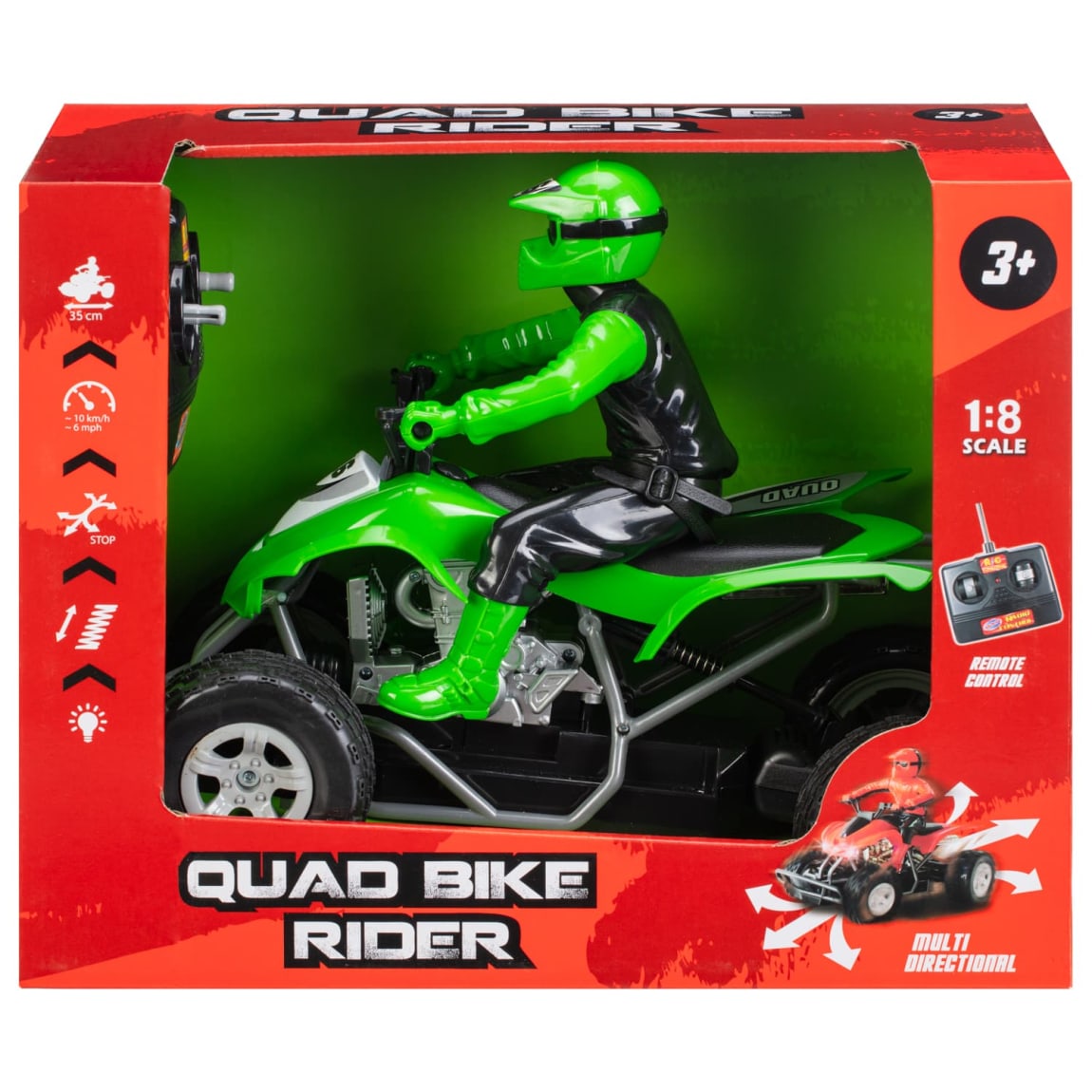 RC Quad Bike Rider - Green