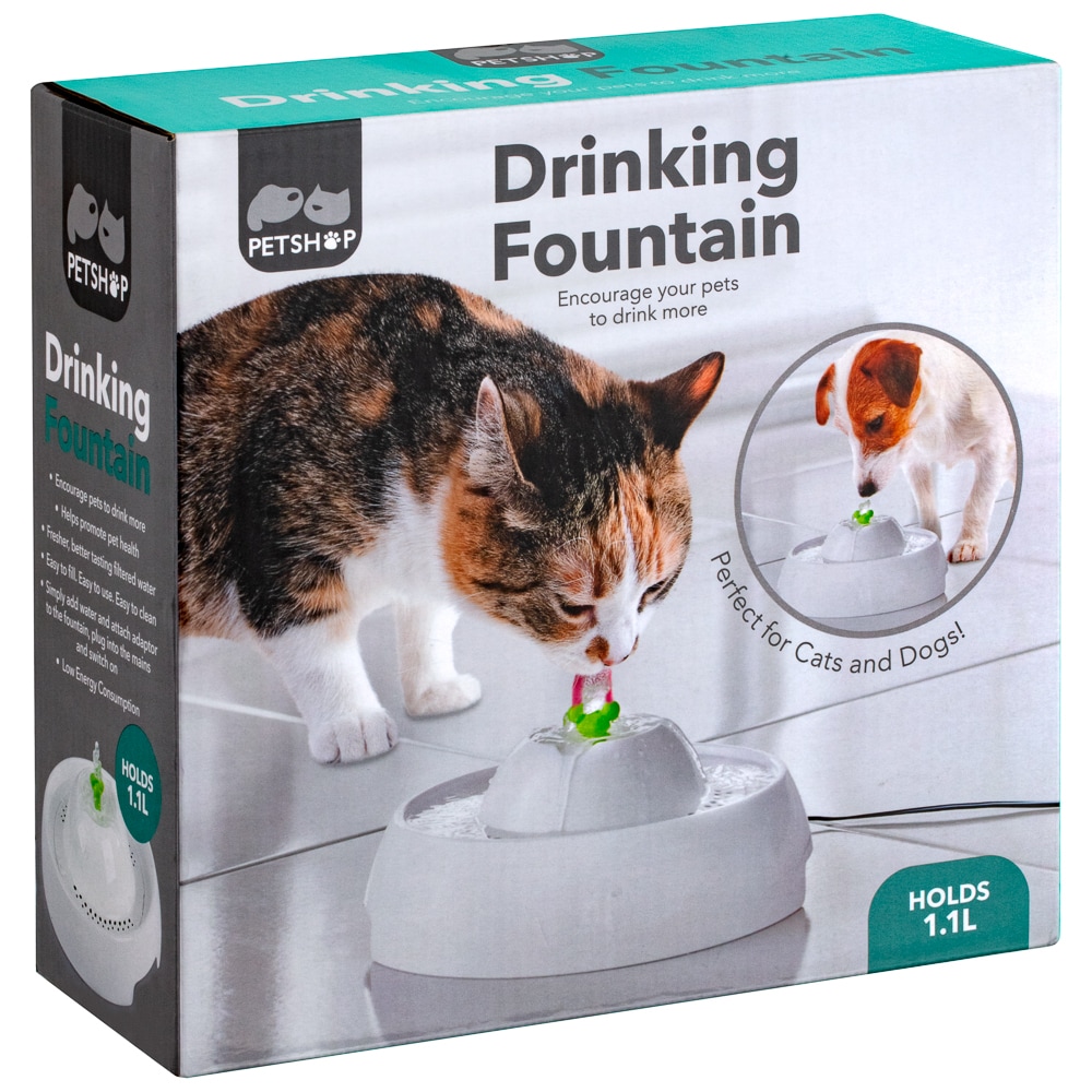 Pet Drinking Fountain 1.1L