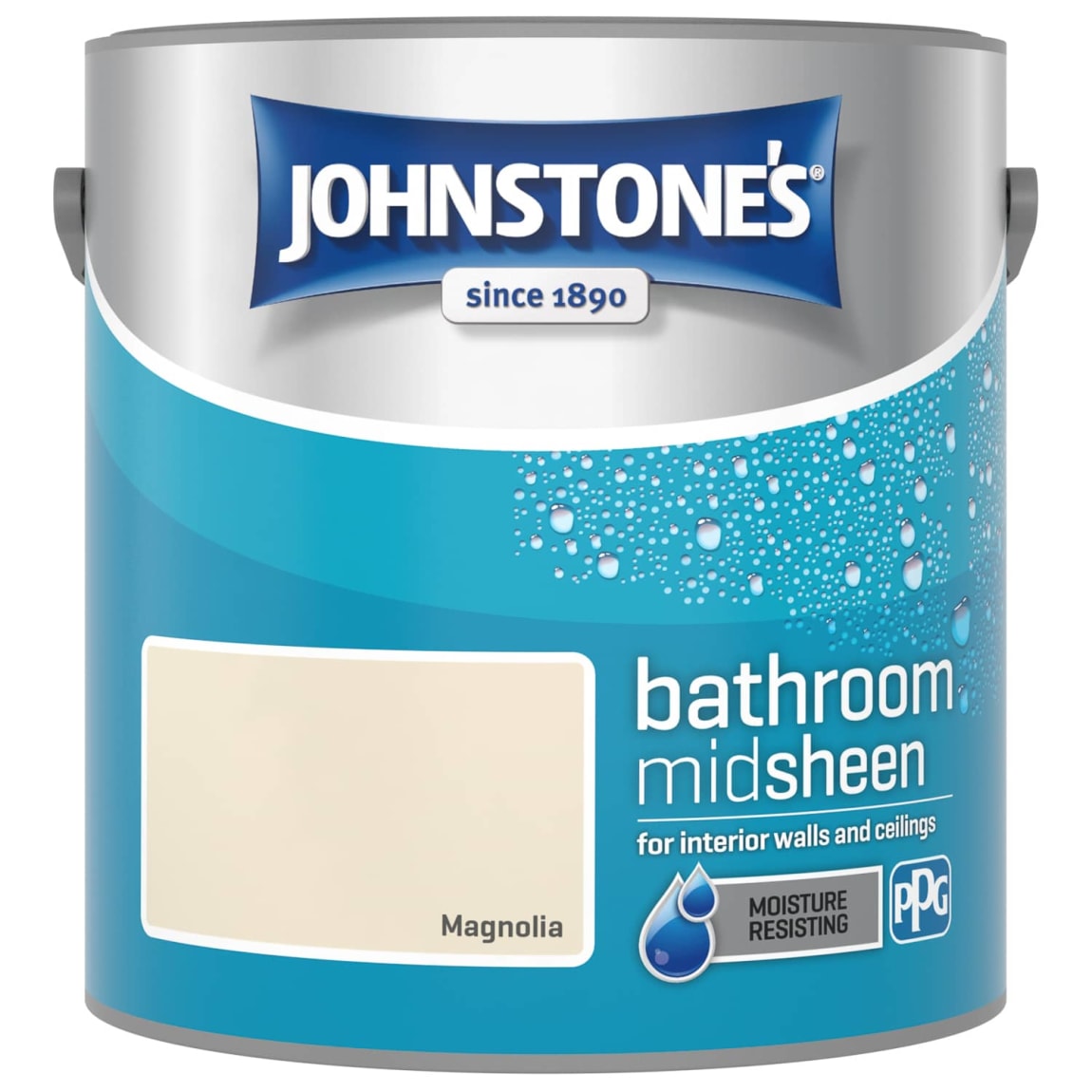 Johnstone's Paint Bathroom Midsheen - Magnolia 2.5L