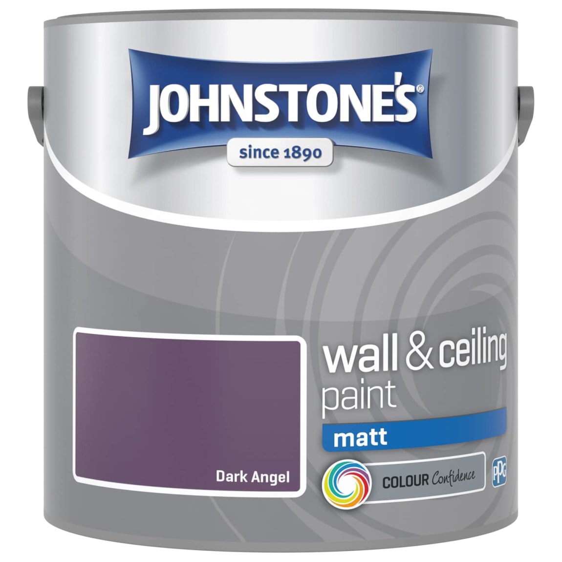 Johnstone's Paint Vinyl Matt Emulsion - Dark Angel 2.5L