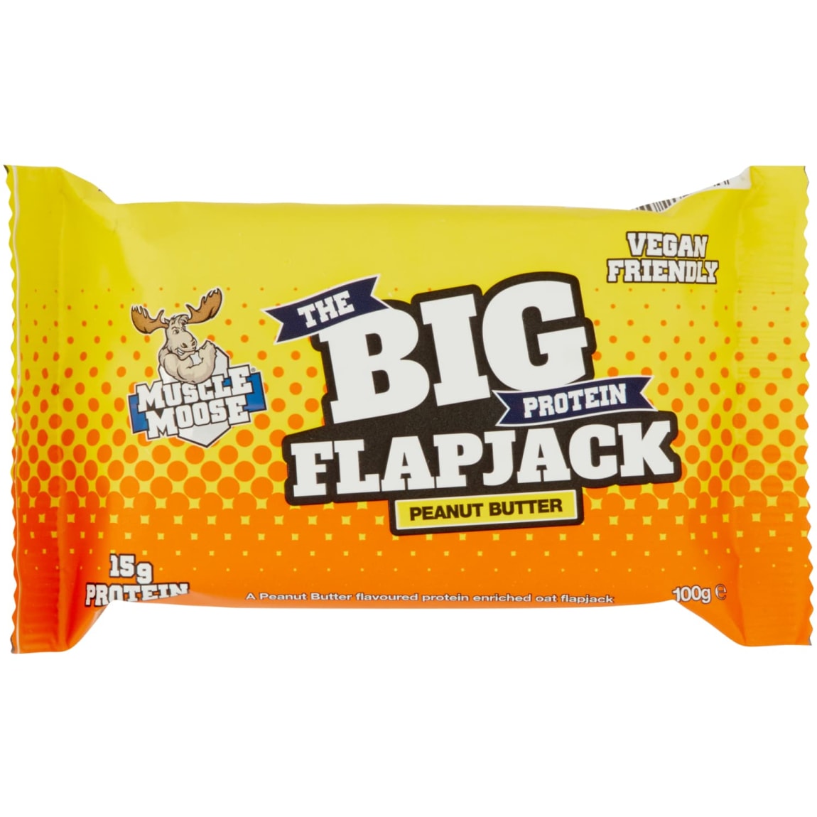 Muscle Moose Big Protein Flapjack 100g - Peanut Butter