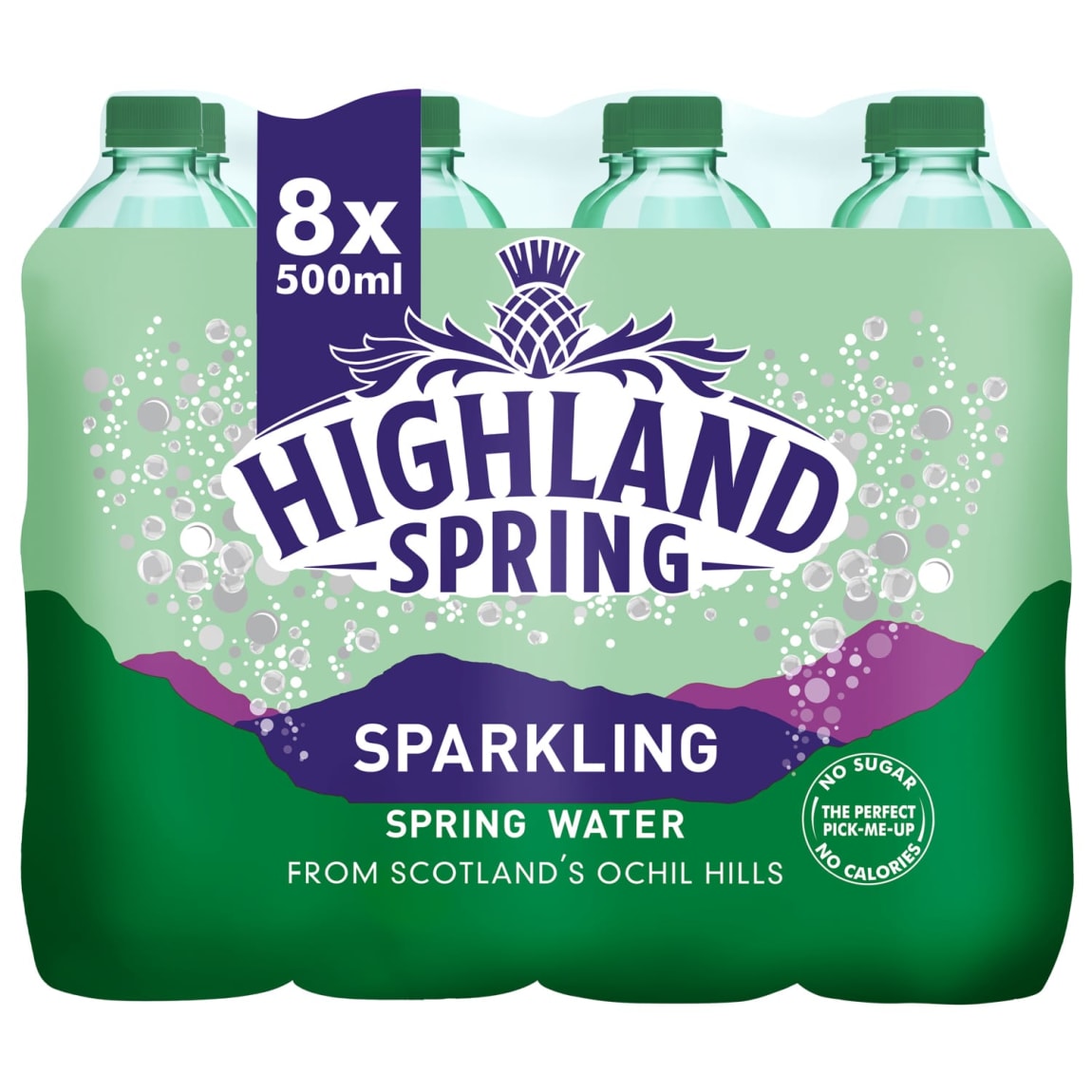 Highland Spring Sparkling Water 8 x 500ml