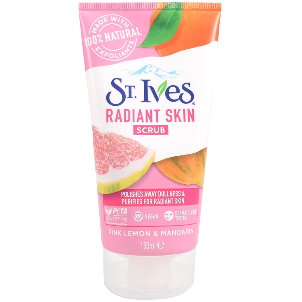 St. Ives Radiant Skin Scrub 150ml - Pink Lemon & Mandarin