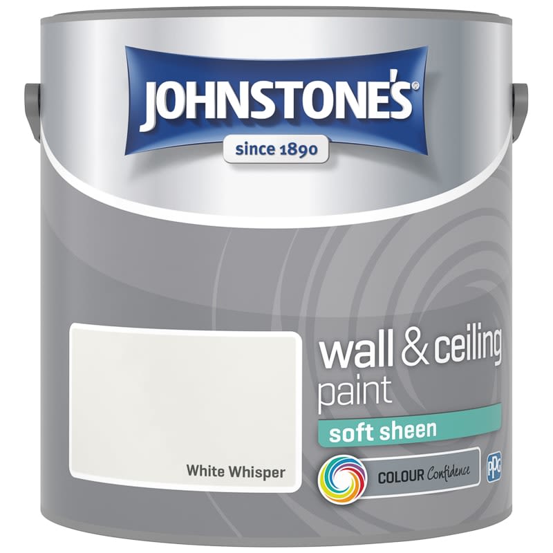 Johnstone's Paint Vinyl Soft Sheen Emulsion - White Whisper 2.5L