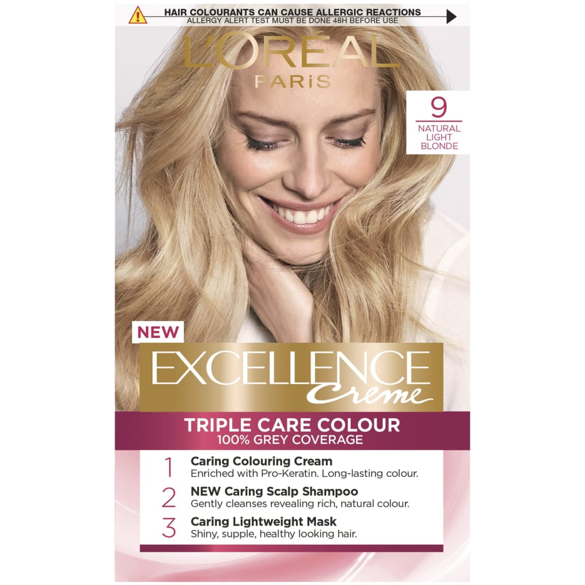 L'Oreal Excellence Creme Hair Dye - Natural Light Blonde