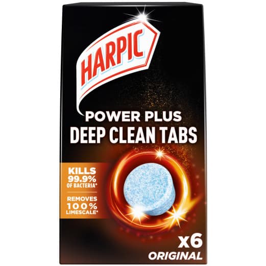 Harpic Power Plus Deep Clean Tabs 6pk - Original