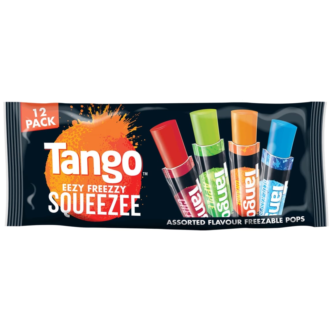 Tango Eezy Freezzy Squeezee Ice Pops 12pk