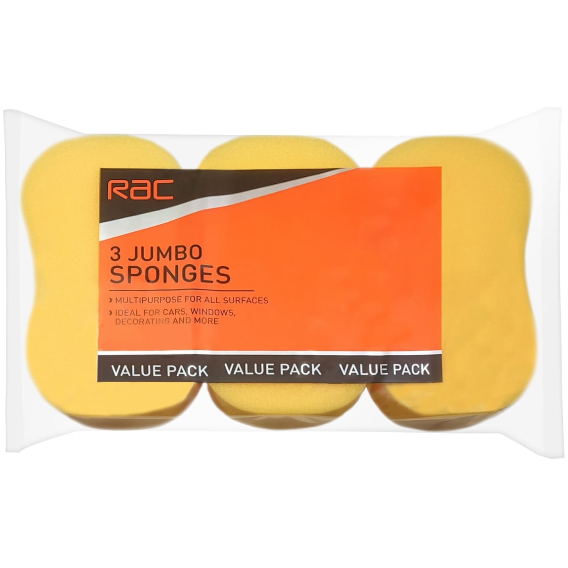 RAC Jumbo Sponges 3pk