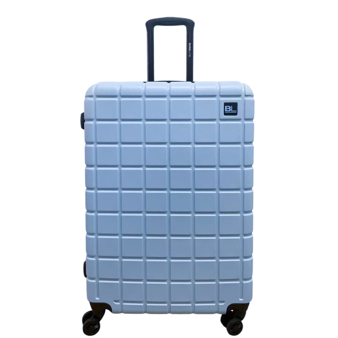 ABS Squares Suitcase 75cm - Blue