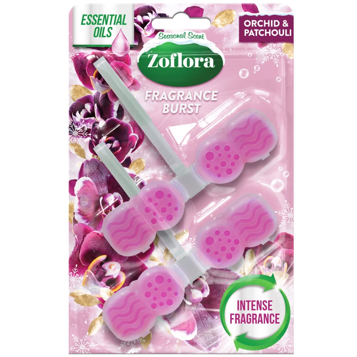 Zoflora Fragrance Burst Rim Blocks 2pk - Orchid & Patchouli