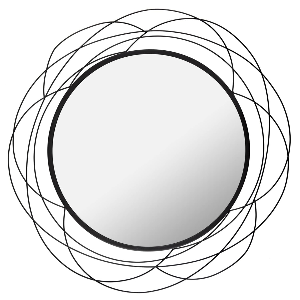 Black Wire Mirror