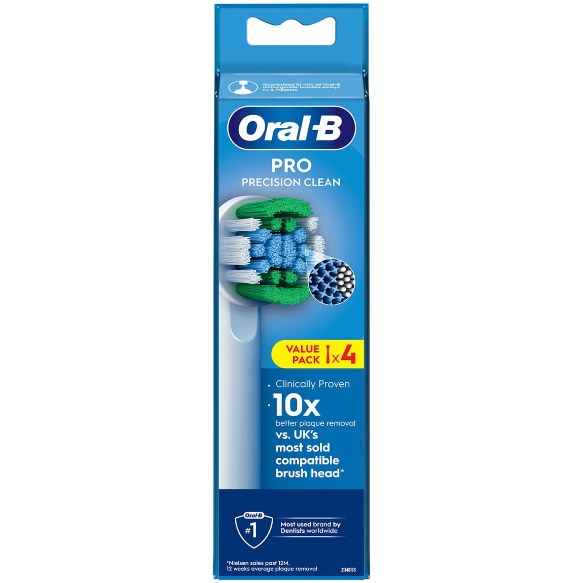Oral-B Pro Precision Clean Refills 4pk