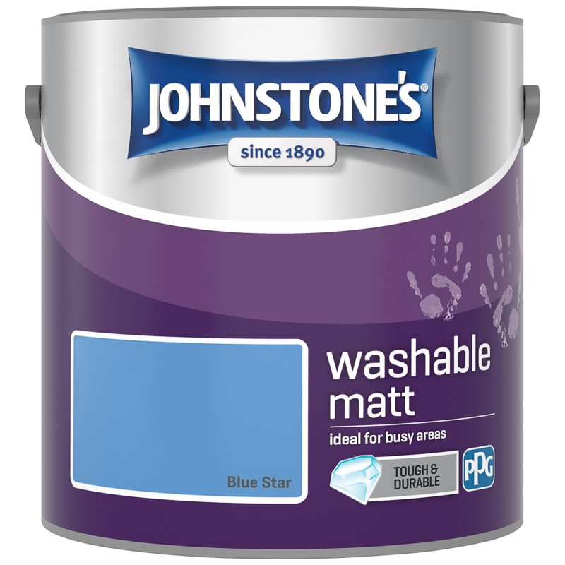 Johnstone's Washable Matt Paint - Blue Star 2.5L
