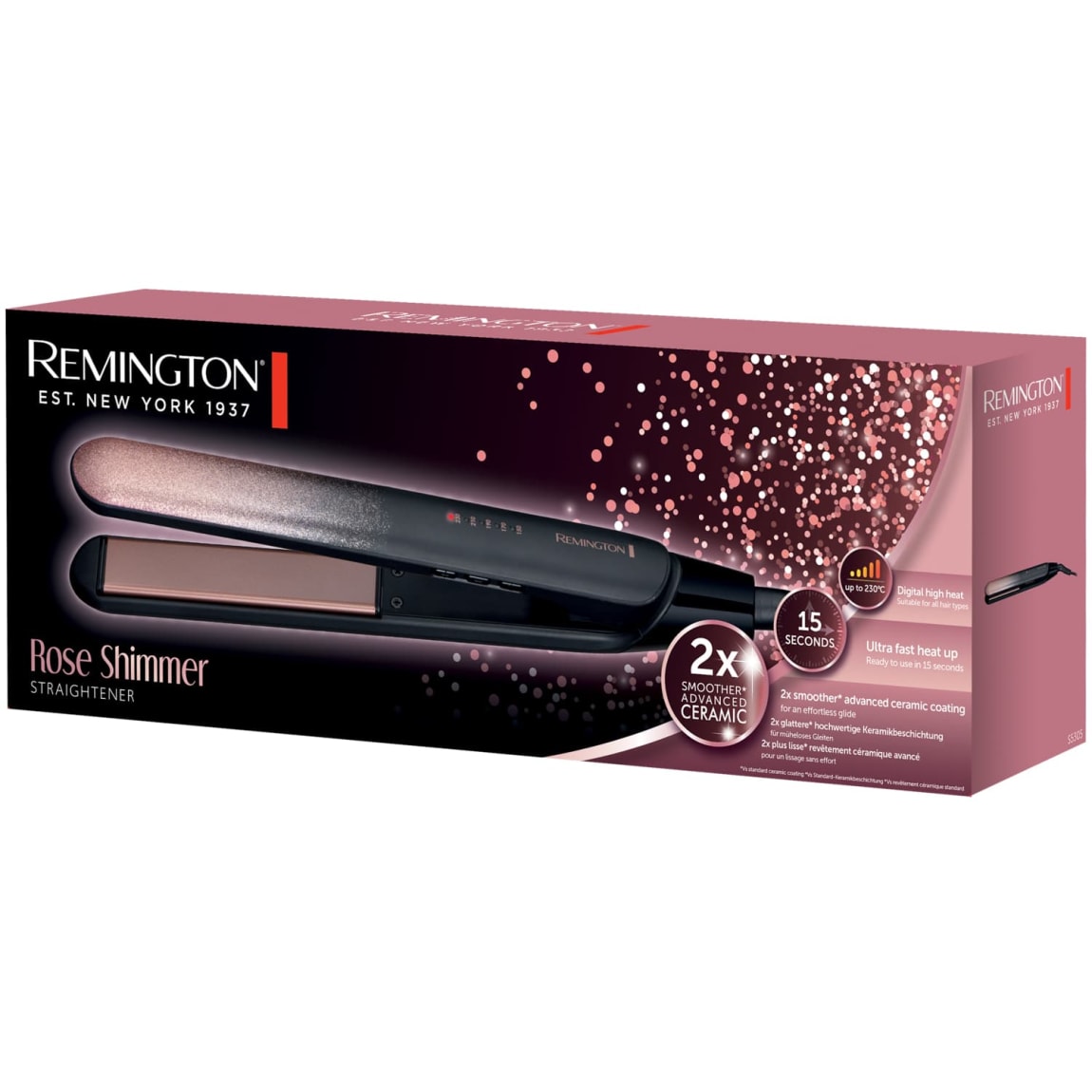 Remington Rose Shimmer Straightener