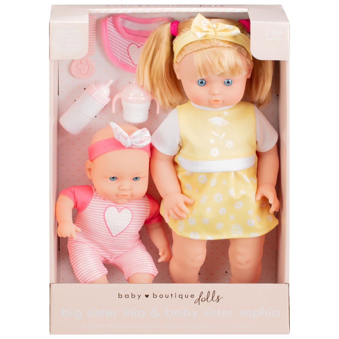 Baby Boutique Dolls Big Sister Mia & Baby Sister Sophia