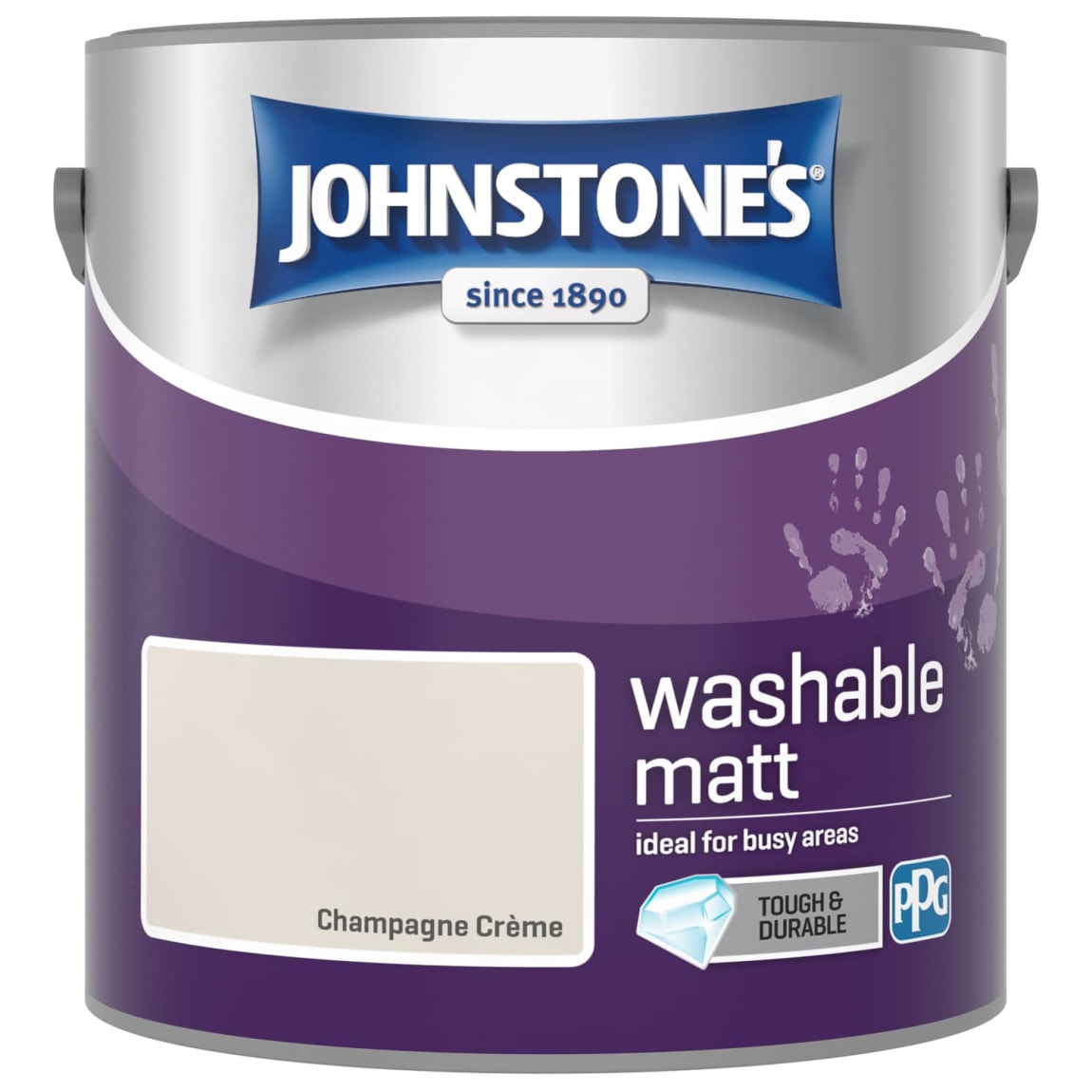 Johnstone's Washable Matt Paint - Champagne Creme 2.5L