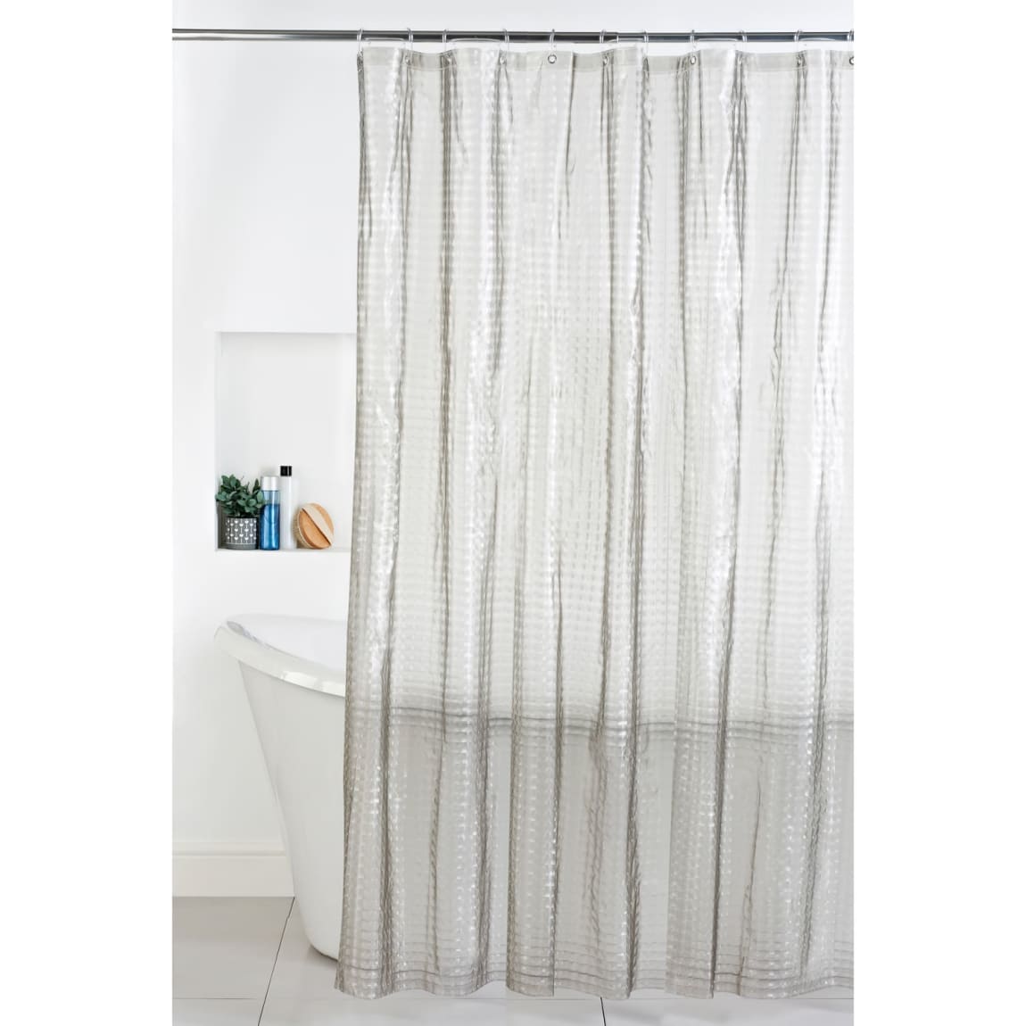 Frosted Shower Curtain - Grey