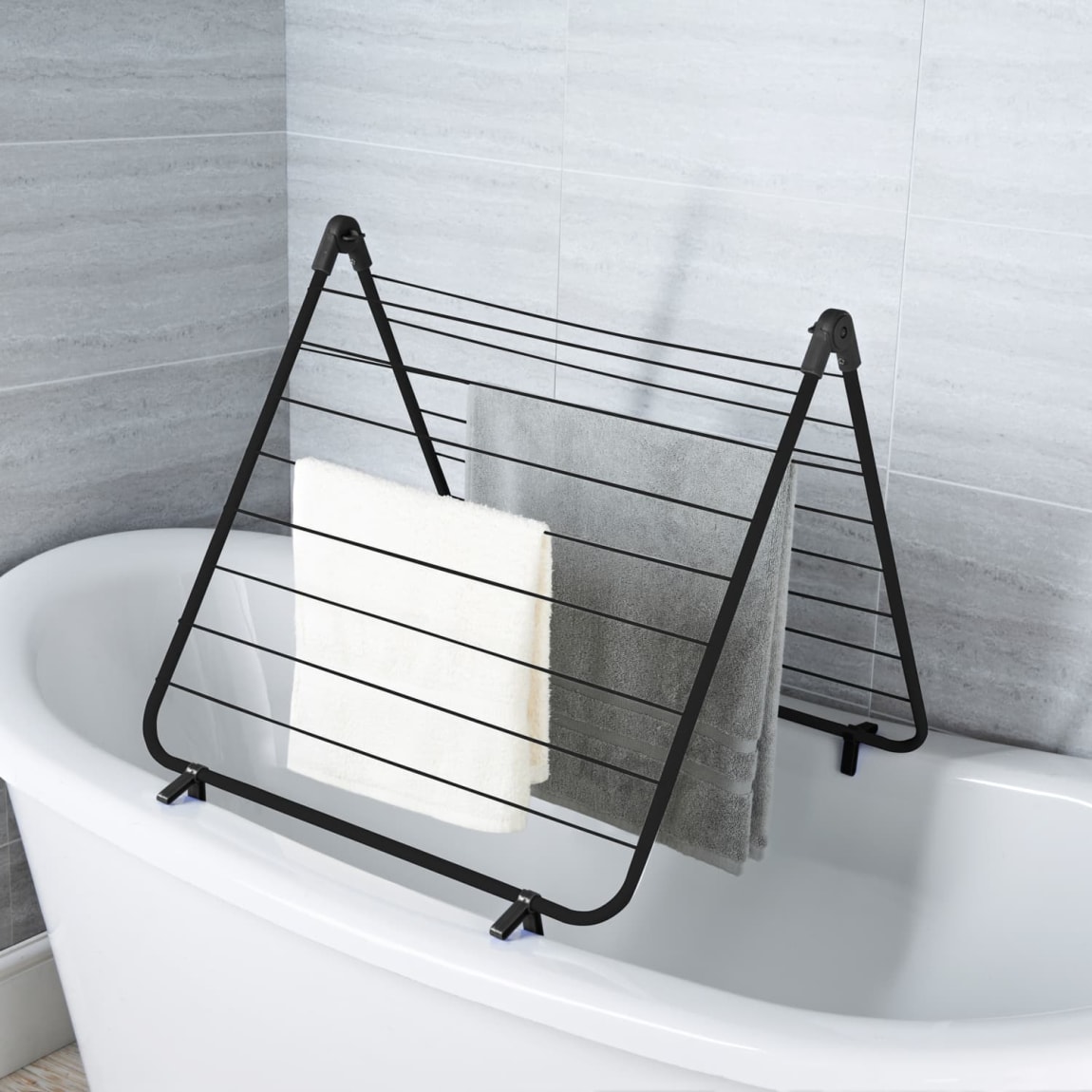 Folding Drying Rack - Black