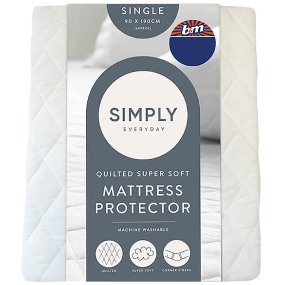 Simply Quilted Mattress Protector - Single