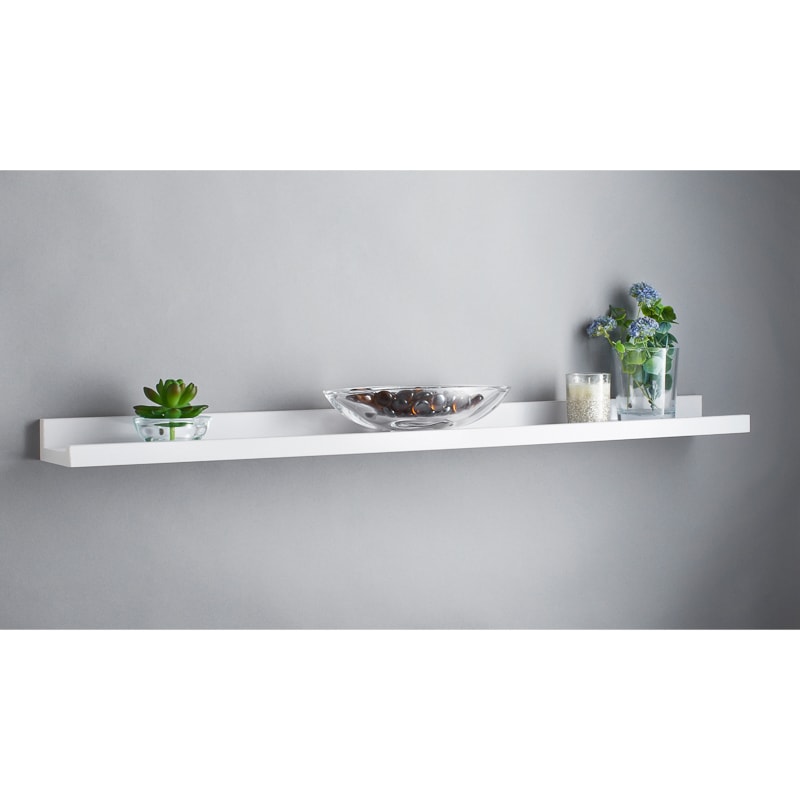 Lokken Wide Picture Shelf - White