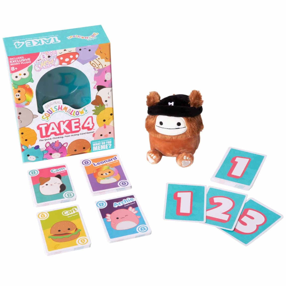 Squishmallows Take 4 Card Game