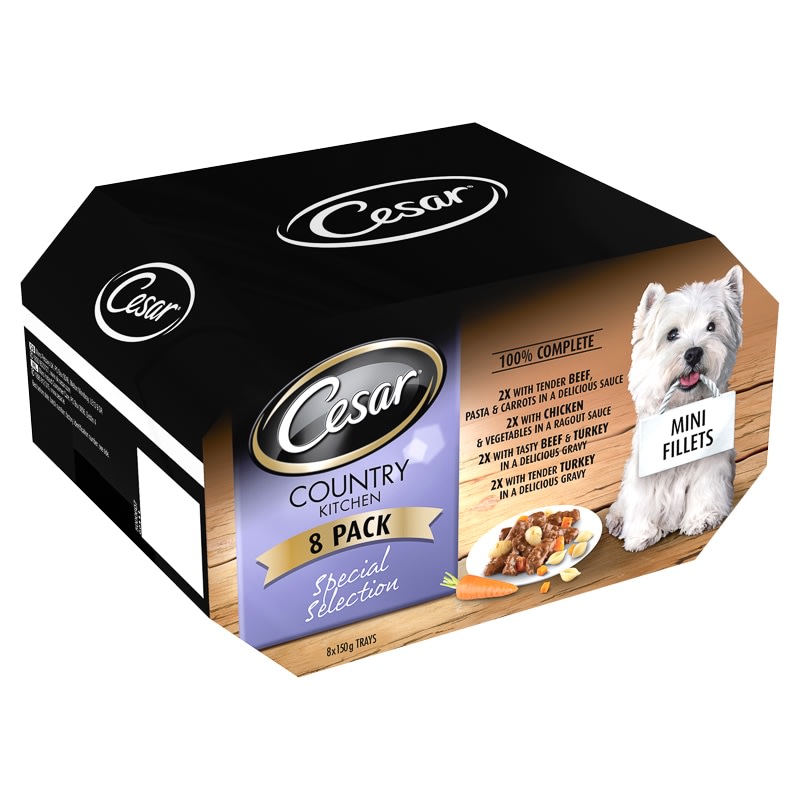 Cesar Country Kitchen Dog Food 8 x 150g