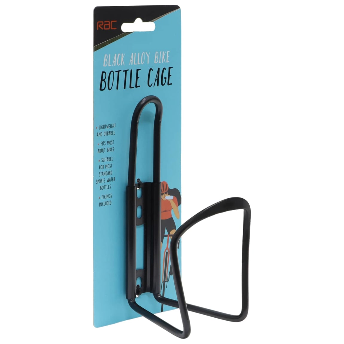 RAC Black Alloy Bike Bottle Cage