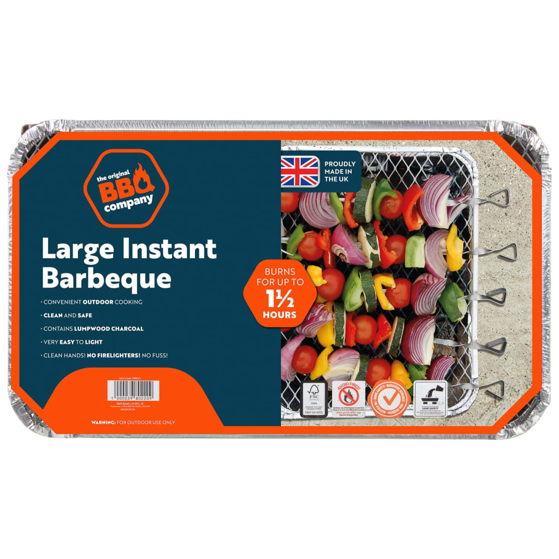 The Original BBQ Co Family Sized Instant BBQ