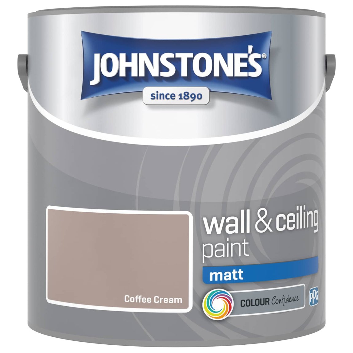 Johnstone's Paint Vinyl Matt Emulsion - Coffee Cream 2.5L
